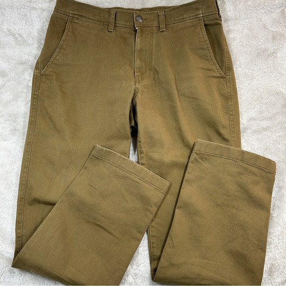 L.L. Bean Other - LL Bean Pants Mens 33x32 Brown Field Chinos 5 Pocket Standard Fit Straight Leg